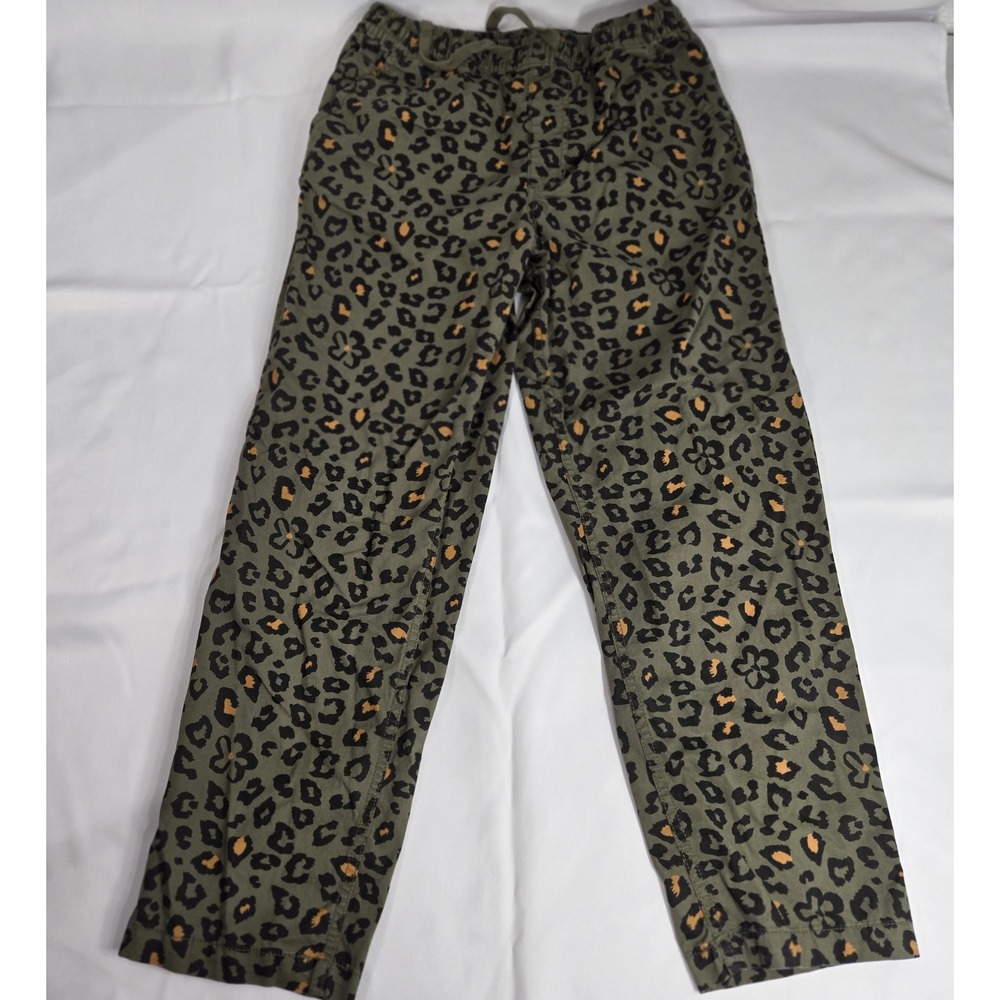Vans Green Leopard Print Trousers